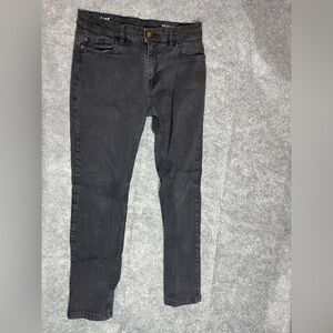 Mugsy Mags Mens 31x32 Squid Inks FLX3NSQ Black Stretch Straight Denim Jeans